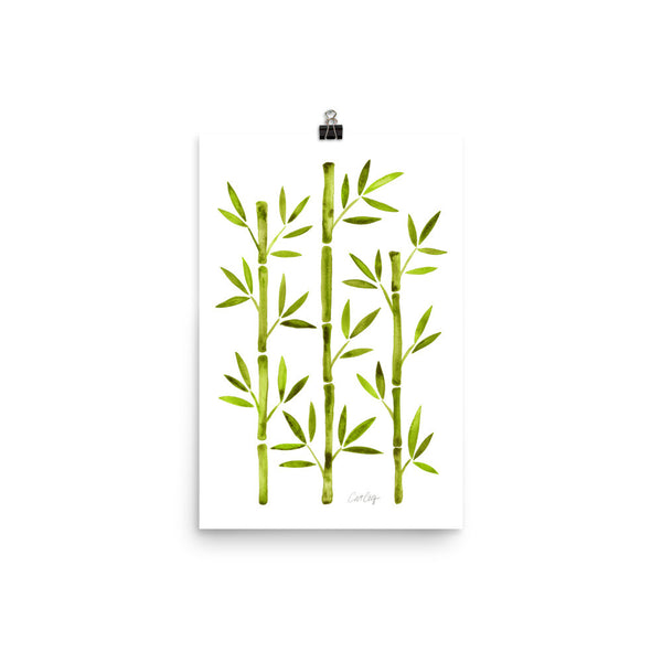 Bamboo – Lime Palette • Art Print