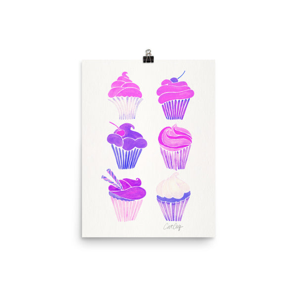 Cupcakes – Unicorn Palette • Art Print