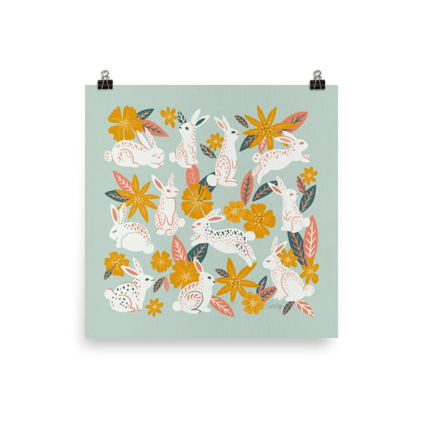 Bunnies and Blooms  - Marigold Blush