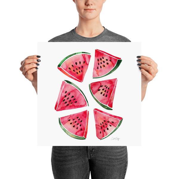 Watermelon Slices • Art Print