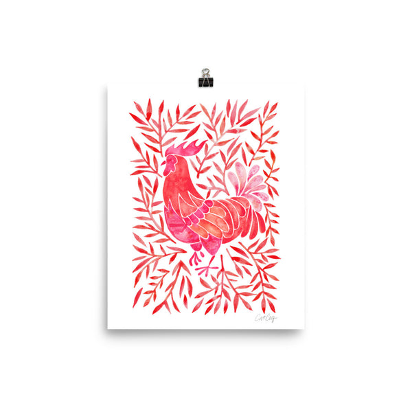 Le Coq – Red Palette • Art Print