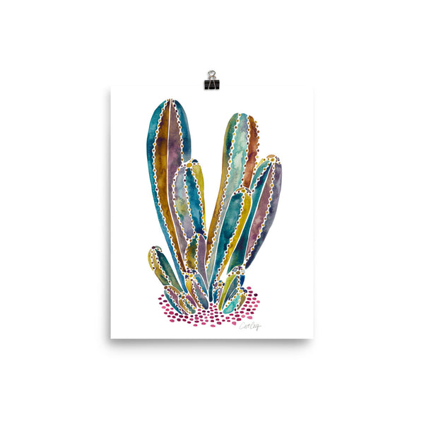 Cactus Cluster – Vintage Palette • Art Print