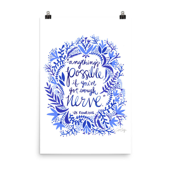 Anything’s Possible – Navy Palette • Art Print