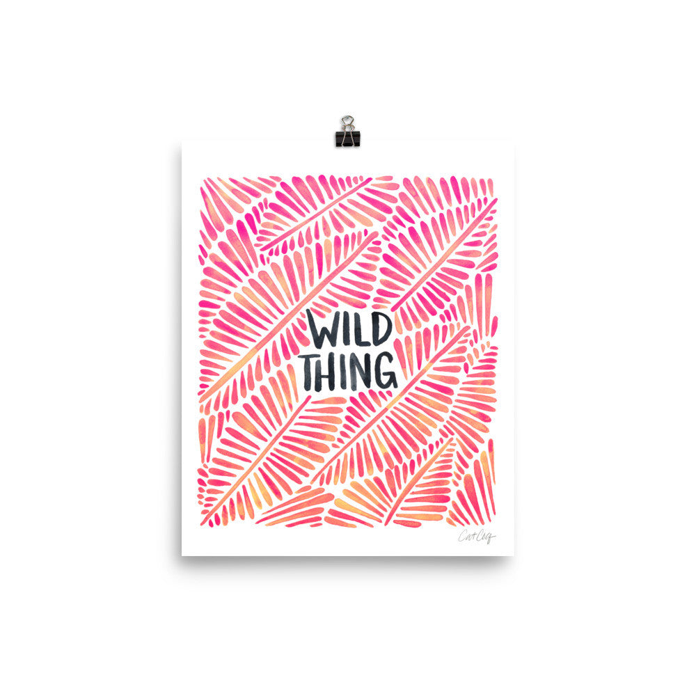 Wild Thing – Pink Palette • Art Print