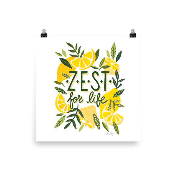 Zest for Life - Yellow White