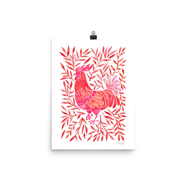 Le Coq – Red Palette • Art Print