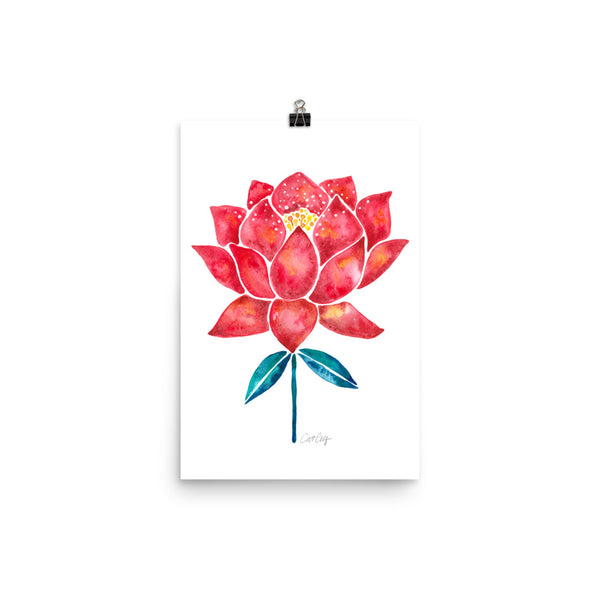 Lotus Blossom - Red