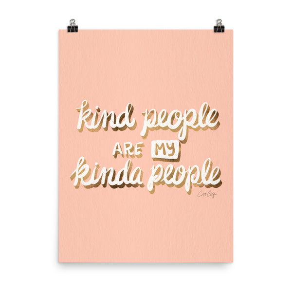 Kind People are my Kind - Blush Gold