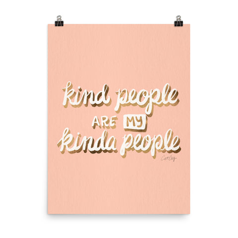 Kind People are my Kind - Blush Gold