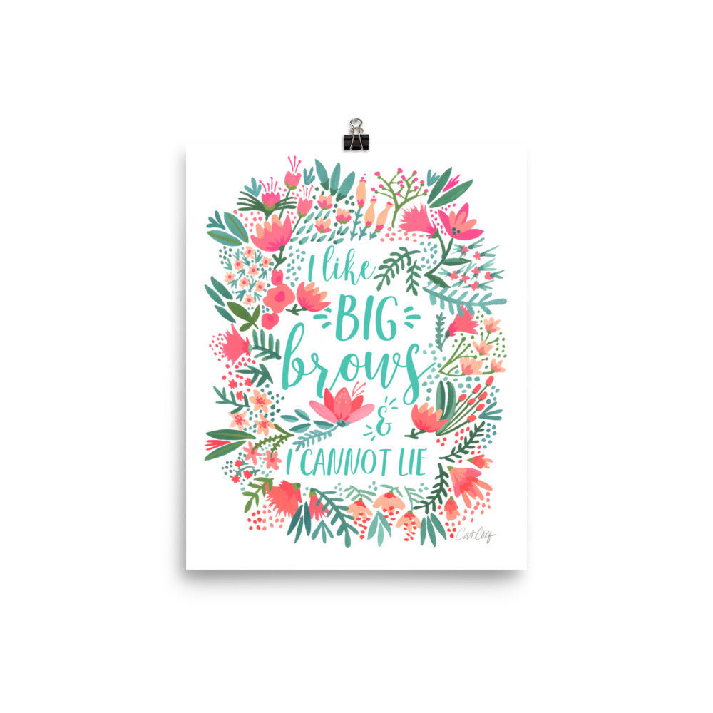 Big Brows – Juicy Palette • Art Print