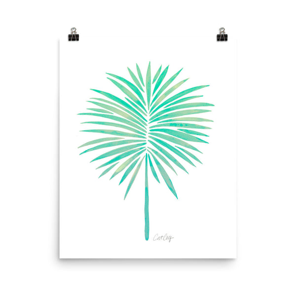 Fan Palm – Mint Palette • Art Print