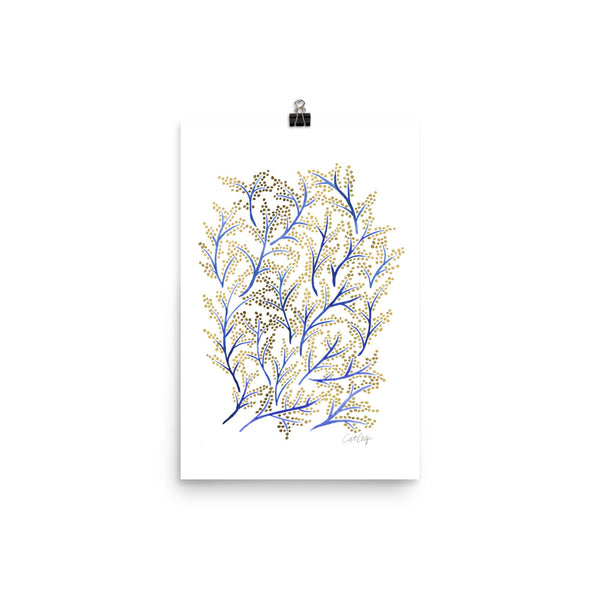 Branches - Navy & Gold