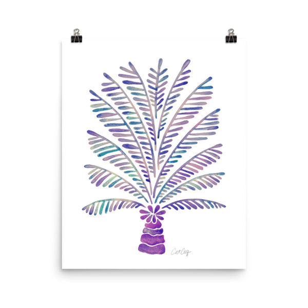 Palm Tree - Purple