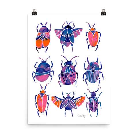 Beetle Collection - Indigo