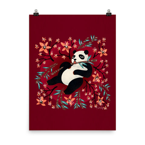 Panda Vibes – Maroon