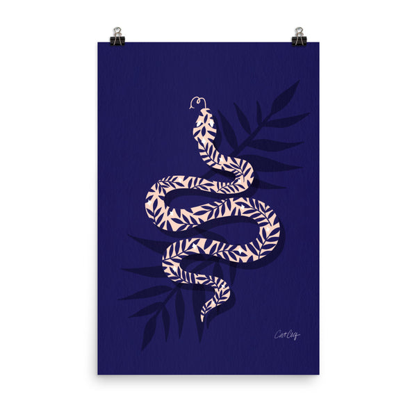 Tropical Serpent  - Cobalt Blush