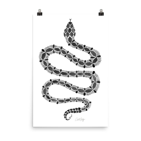 Serpent – Black Palette • Art Print
