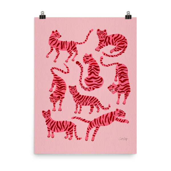 Tiger Collection - Red & Pink