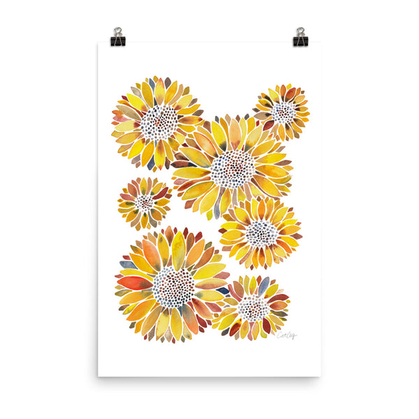 Sunflower Blooms – Yellow