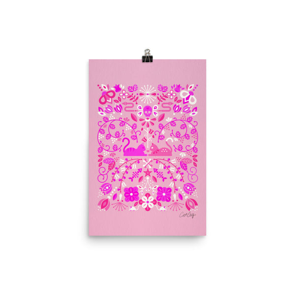 Kitten Lovers – Pink Palette • Art Print