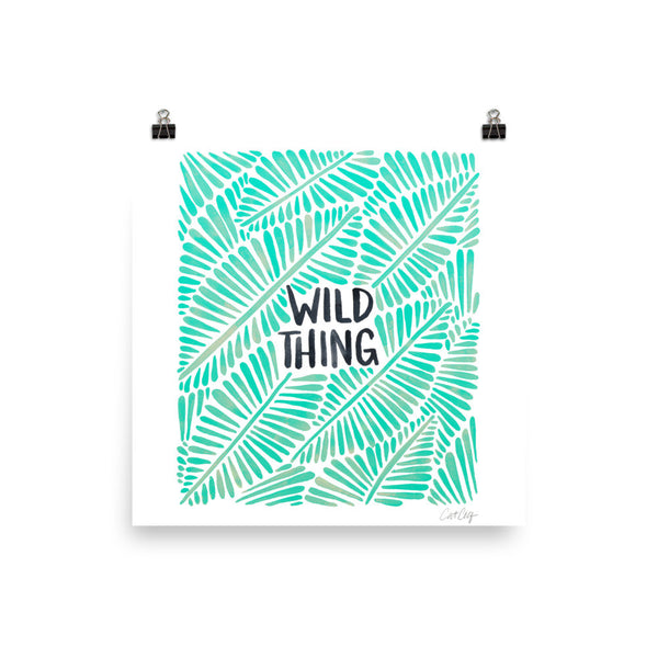 Wild Thing – Mint Palette  •  Art Print