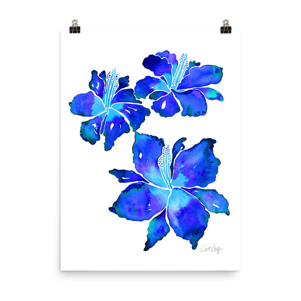 Iris Blooms – Blue