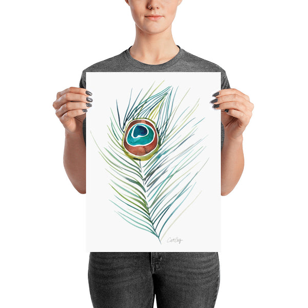 Peacock Feather • Art Print