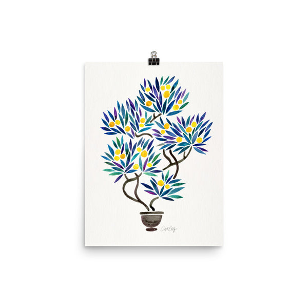 Bonsai Fruit Tree – Little Lemons • Art Print
