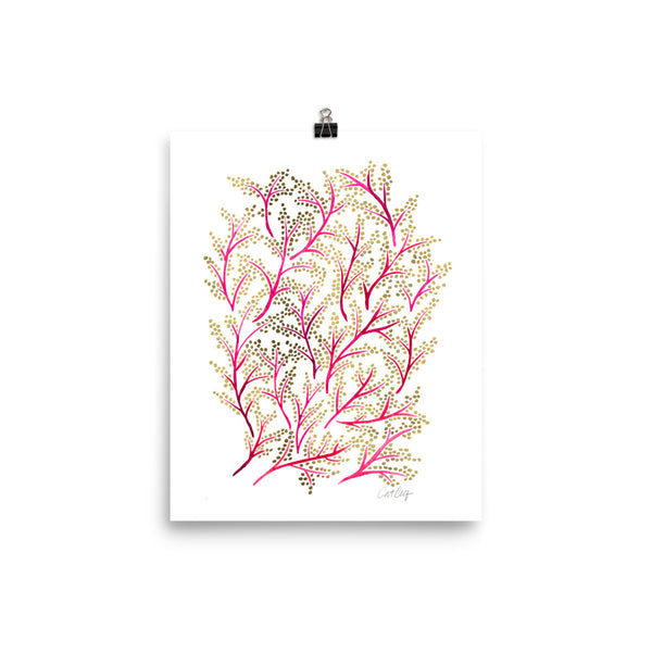 Branches - Pink & Gold