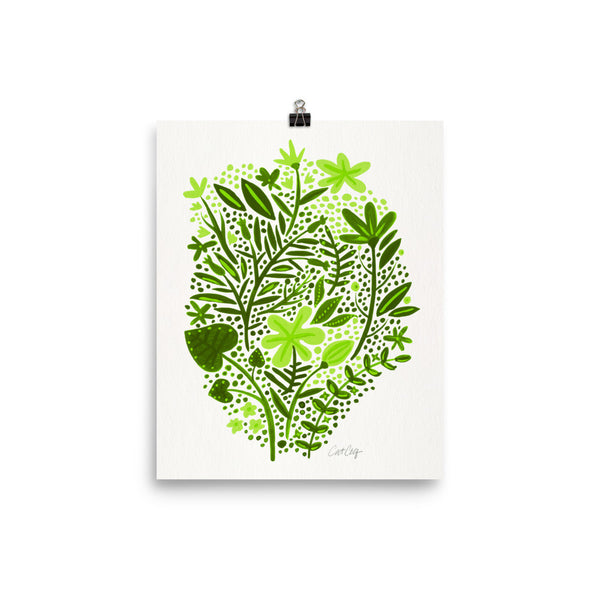 Garden – Green Palette • Art Print
