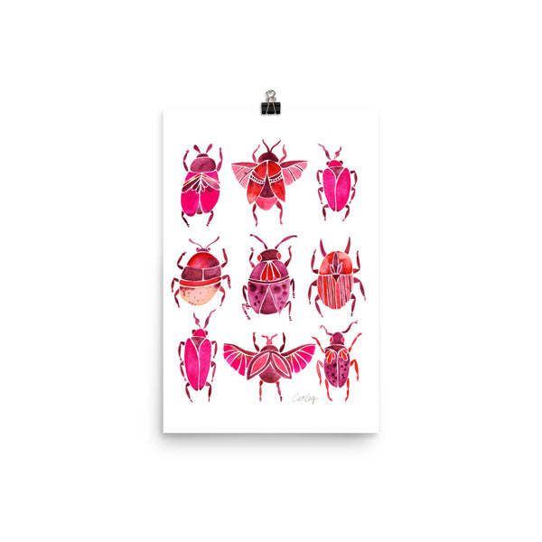 Beetle Collection - Pink