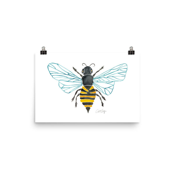Honey Bee •  Art Print