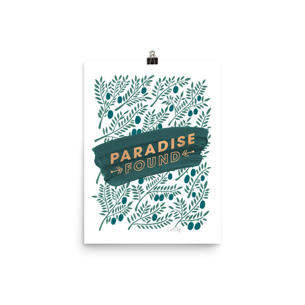 Paradise Found  - Teal