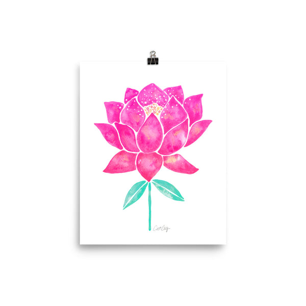 Lotus Blossom - Pink Mint