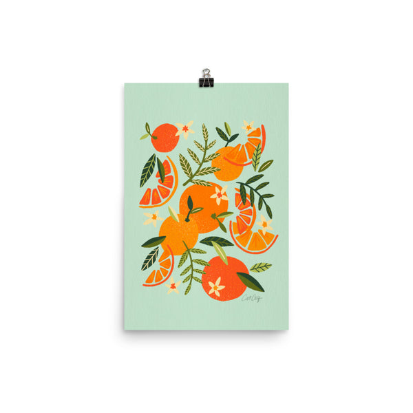 Orange Blooms - Mint