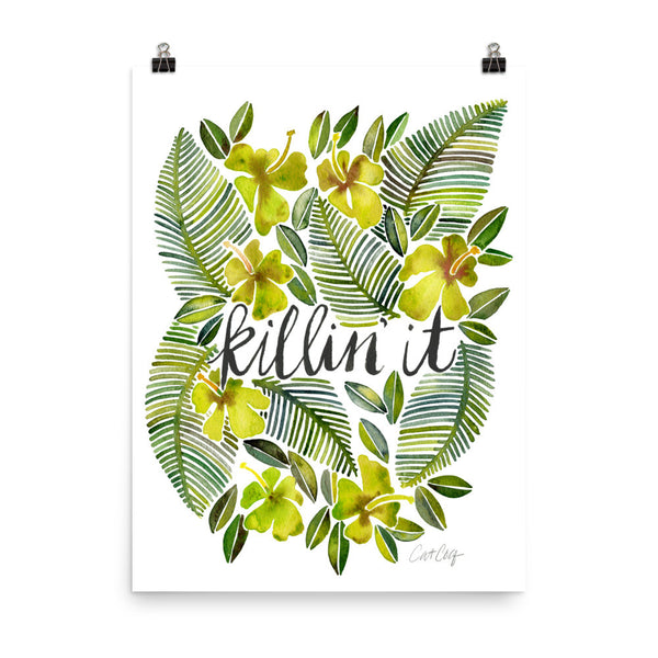 Killin' It – Yellow Palette • Art Print