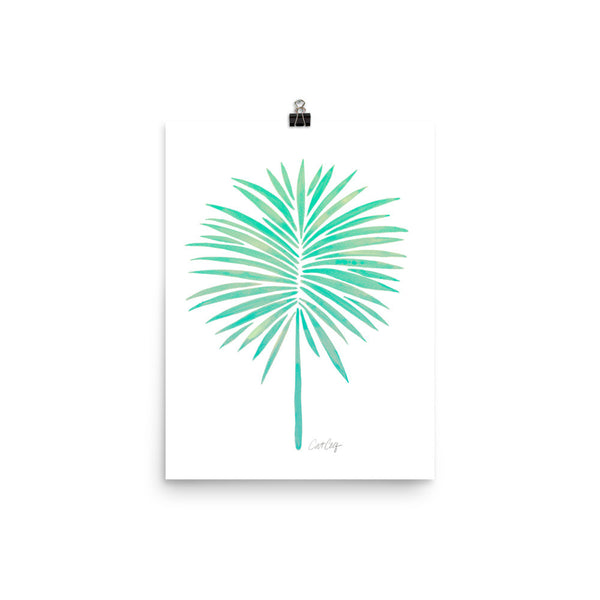 Fan Palm – Mint Palette • Art Print